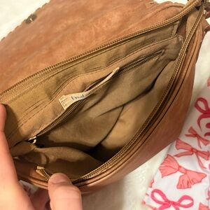 Indigo Soul Tan Crossbody Bag